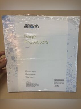 Creative Memories 12X12 Scrapbook Page Protectors 12 Sheets 2008 OPENED NEW READ